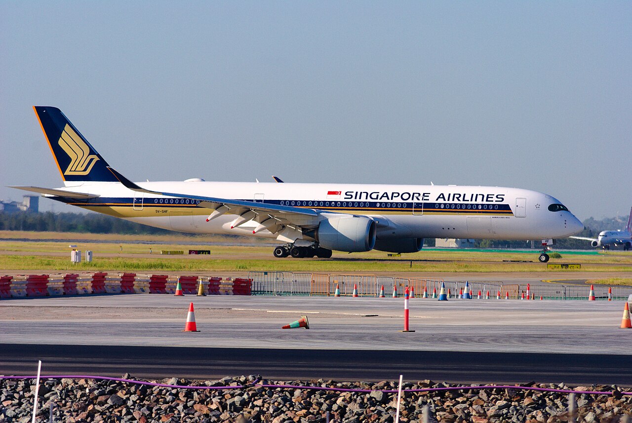 Singapore Airlines at Brisbane — tonight's ride