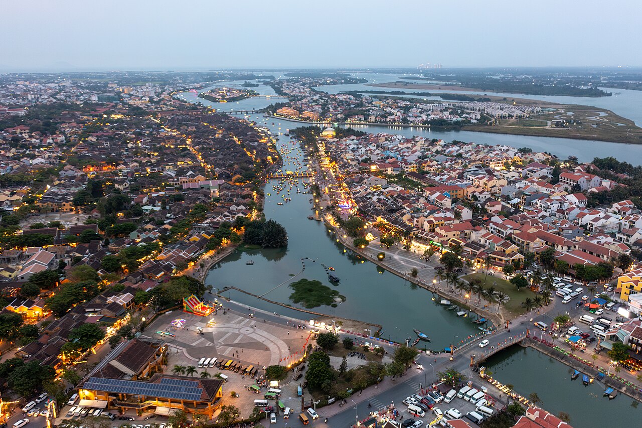 Ancient Town & Thu Bon at dusk
